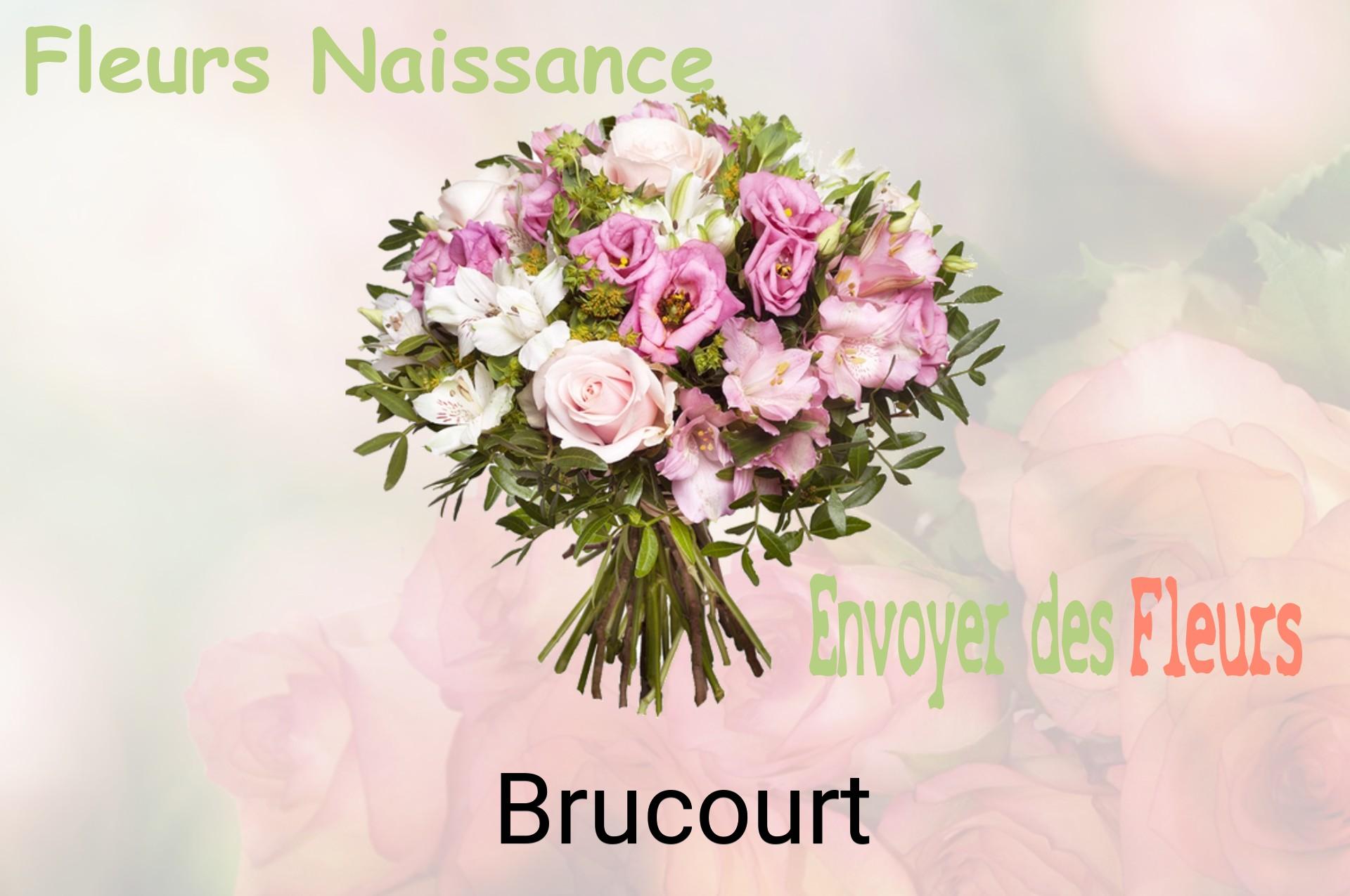 Bouquet de fleurs de naissance livré à Brucourt